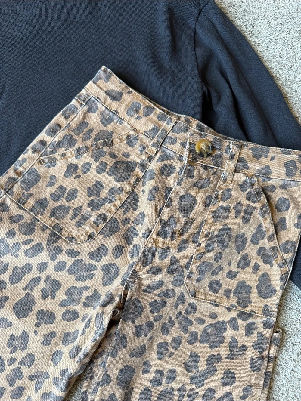 Girls Fall Leopard outfit